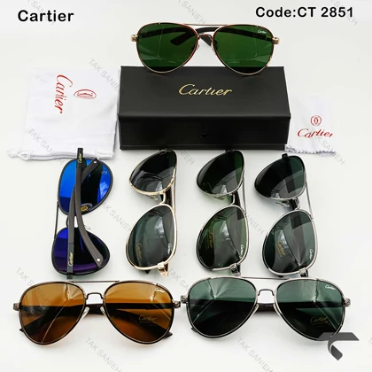 عینک آفتابی کارتیر CT2851-1 مردانه Cartier-9861-G