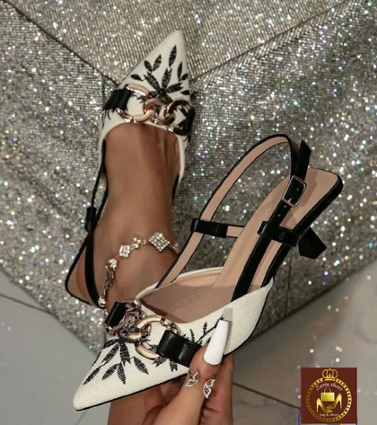 صندل مجلسی پشت‌باز زنانه سلن