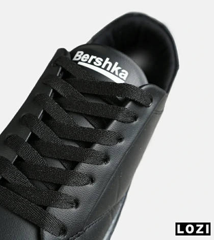 کفش کتانی کژوال بزرگ پا مشکی BERSHKA مدل 8346