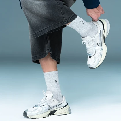 جوراب ملانژ زیگ zig مدل Follow کد 466