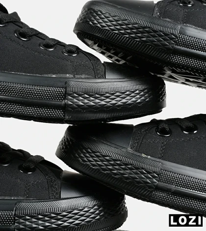 کفش کتانی مردانه و زنانه مشکی All STAR مدل 7085