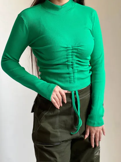 بلوز جلو گت دار