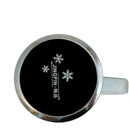 لیوان دمنوش دو جداره پیرکس با درب استیل 400 میلی لیتر