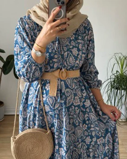 پیراهن مانتویی آندیا