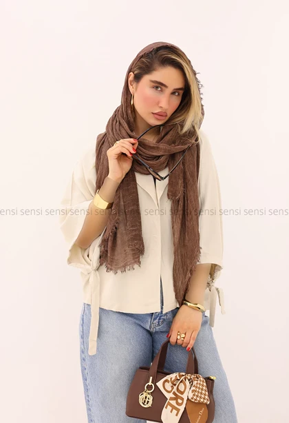 کت لینن آستین بندی کد1005676