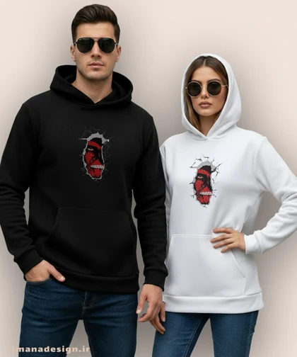 هودی مردانه و زنانه طرح اتک آن تایتان 927