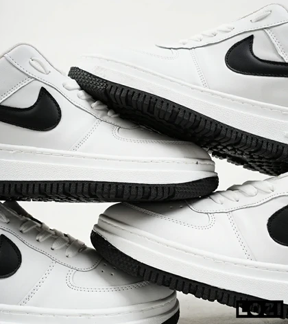 کفش کتانی بزرگ پا سفید مشکی نایک NIKE AIR FORCE