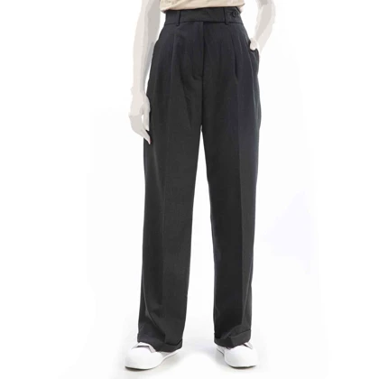 شلوار پیلی دار ریلکس فیت - 15241153