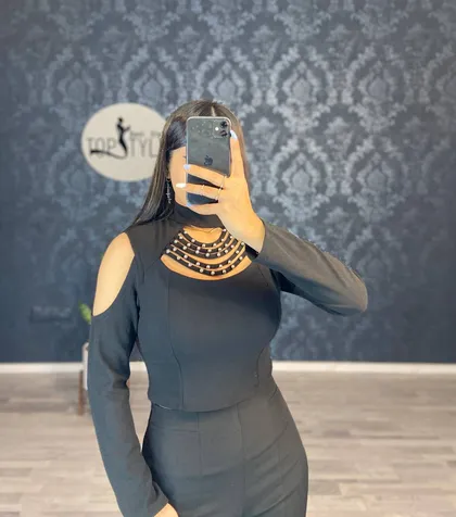 نیم‌تنه مروارید دوزی کد : 7795