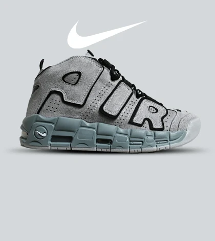 کفش کتانی مردانه و زنانه طوسی NIKE Air More Uptempo '96 مدل 6015