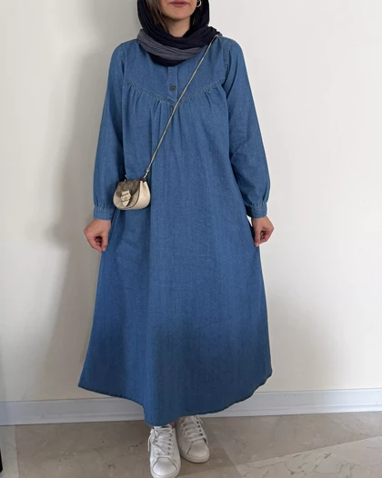 کفتان جین دودگمه