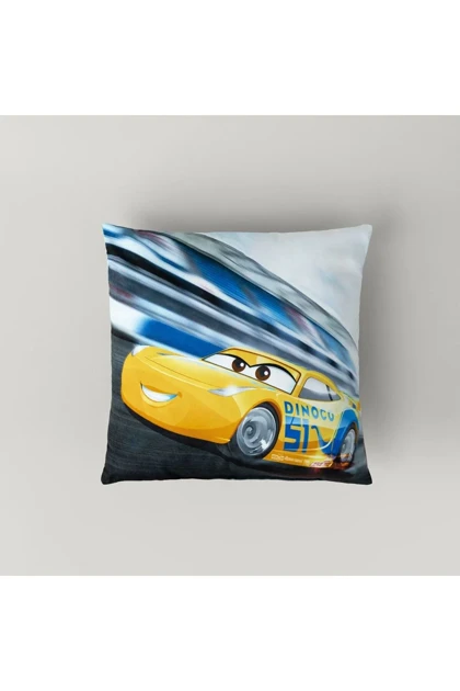 کوسن Taç مدل Disney Cars Team پلی‌استر - چندرنگ