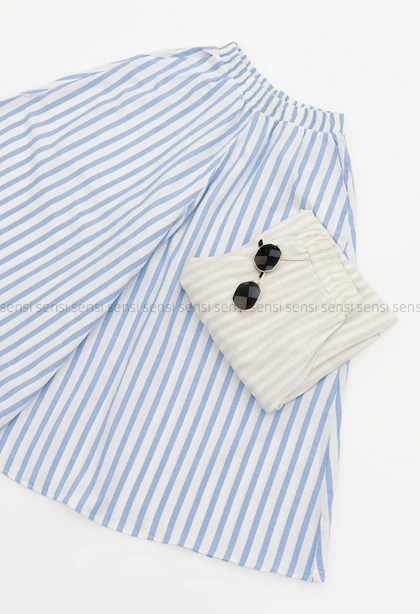 دامن شلواری طرح دار کد1005308