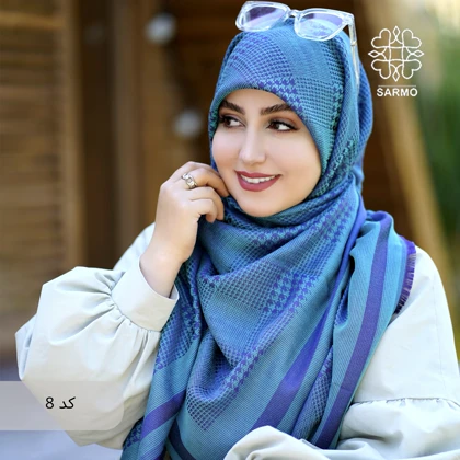 روسری نخ ژاکارد رونا پیچی