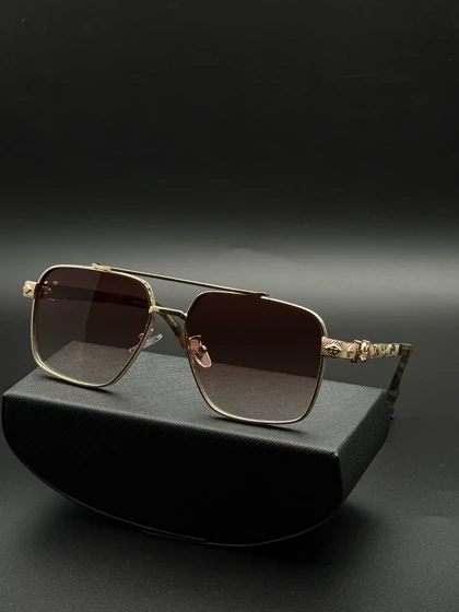 عینک کروم هارتز آفتابی کد 1111 Chrome Hearts