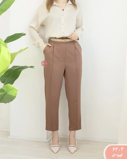 شلوار مام برش‌دار 6304