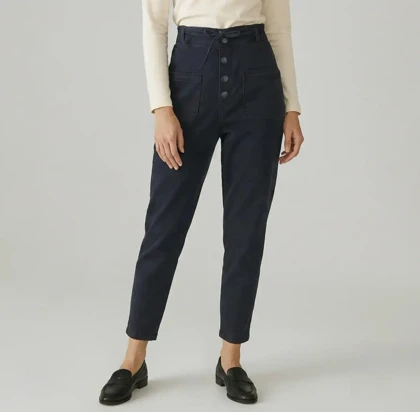 شلوار زنانه جین مام استایل