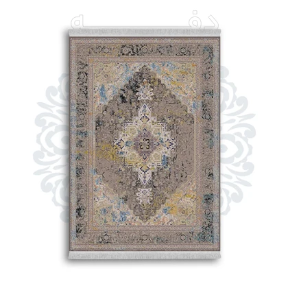 *جدید* فرشینه از جنس پارچه شانل مخمل ترک طرح فانتزی برند دفه کد 1455