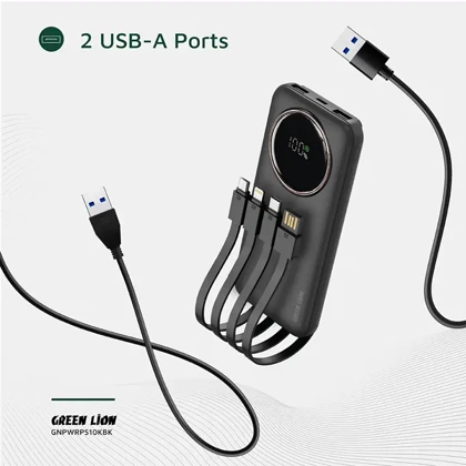 پاوربانک گرین لاین Green Lion مدل GL-PX11 ظرفیت 10000 توان 22.5 وات