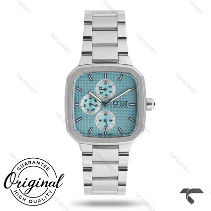 ساعت کرست مردانه 6370-4 صفحه آبی Crest-11063-G