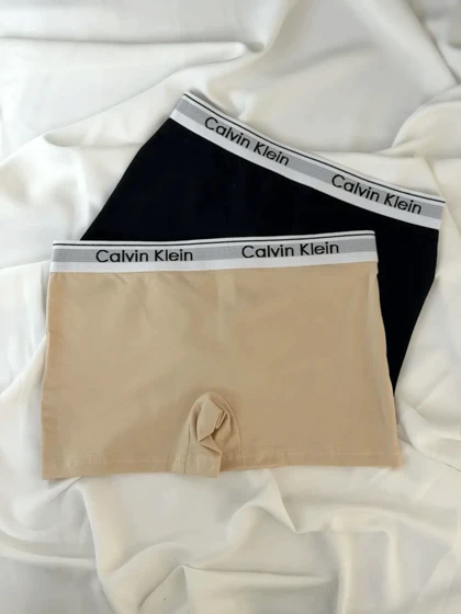 شورت نخی پادار کش پهن کلوین L و XL کد 20871024