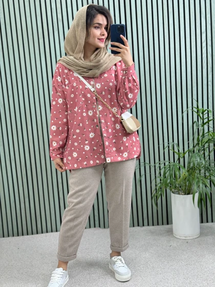 مانتو کبریتی طرحدار