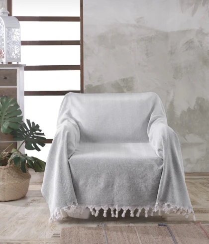 کاور و شال مبل تک نفره باترفلای مدل H1888001SS