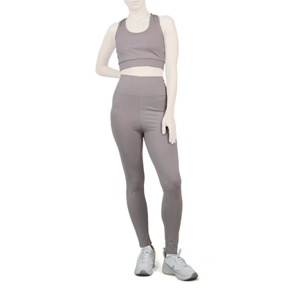 ست نیم‌تنه و لگ ورزشی زنانه الو مدل MUB-921 خاکی