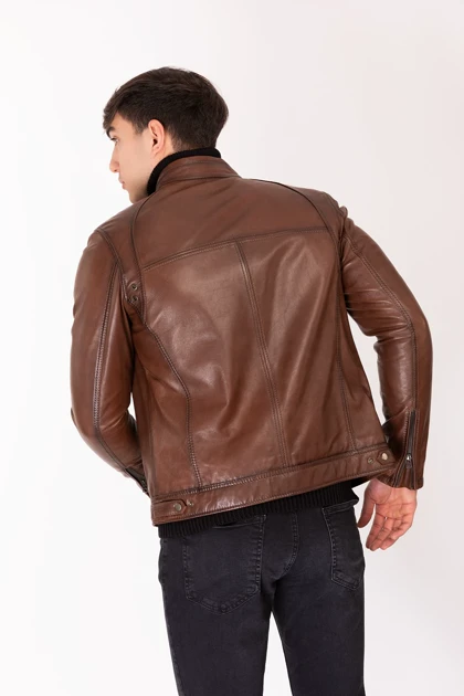 کت و کاپشن مردانه new-venture-gian-ferre-solid-leather