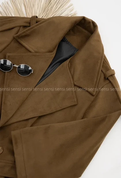 پالتو فوتر جیر اور داخل آستر دار کد1004774