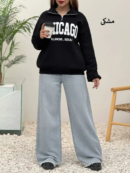 3995-دورس نیم زیپ chicaGo