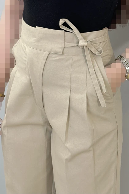 شلوار لینن نچرال