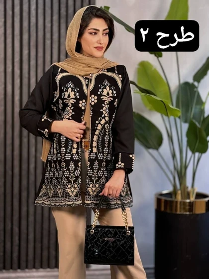 مانتو زردخت کد 1803