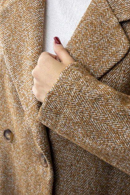 کت بیسیک یقه برگردان زنانه