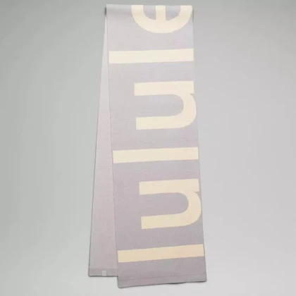 شال گردن پشمی لولولمون Lululemon مدل Wool-Blend Knit Logo Scarf