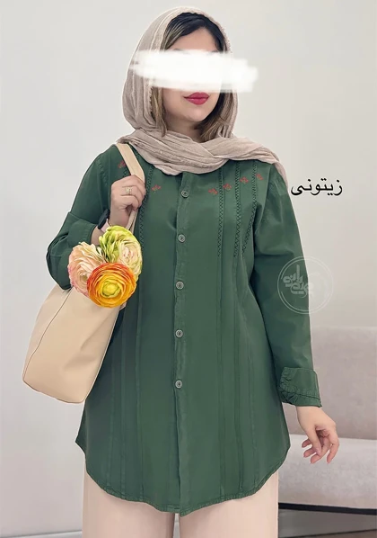 مانتو گلدوزی مهسا