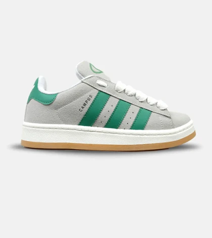 کفش کتانی مردانه طوسی سبز ADIDAS Campus