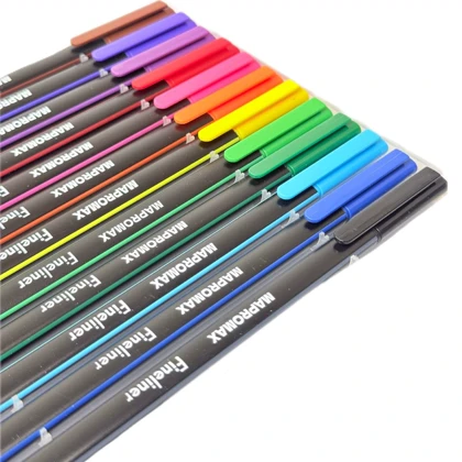 روان نویس نوک نمدی مپرومکس MAPROMAX مدل MA-3210 بسته 12 رنگ