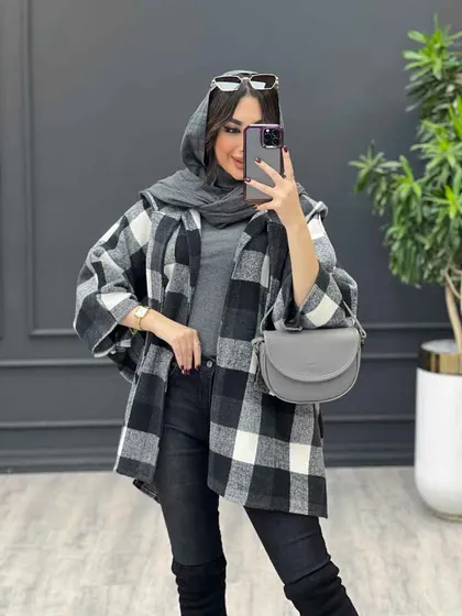 پالتو خفاشی بغل دکمه