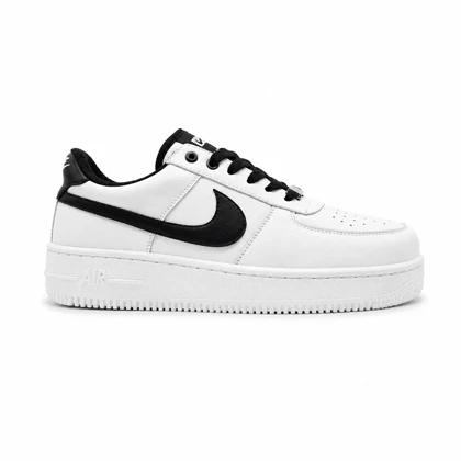 کفش و کتانی زنانه مدل نایک ایرفورس NIKE_AIR FORCE رنگ سفید مشکی کد 30030