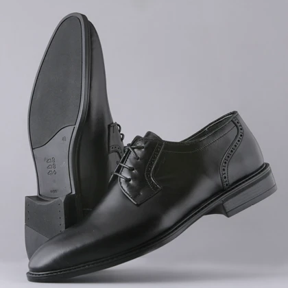 کفش رسمی مردانه چرم یلسان مدل ببک کد 523-GN