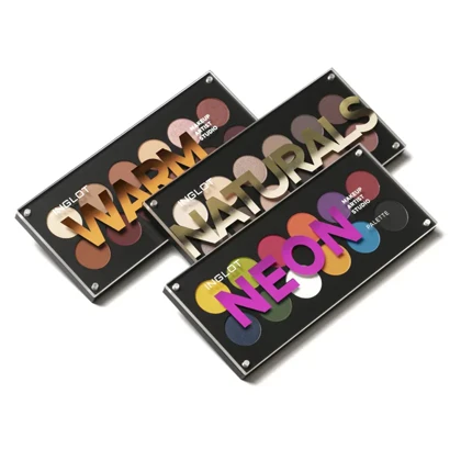 پالت سایه چشم ظریف و مخملی 12 رنگ اینگلوت مدل نچرال استودیو میکاپ آرتیست