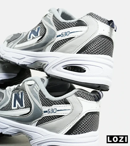 کفش کتانی مردانه و زنانه طوسی خاکستری NEW BALANCE 530
