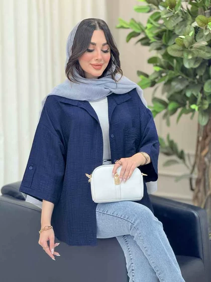 شومیز آستین پاگن ثمین
