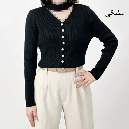 بلوز بافت مروارید 1007880