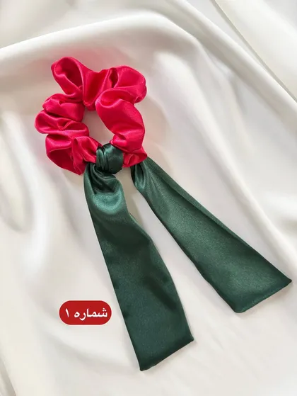 اسکرانچی ساتن آویزدار با تم یلدا
