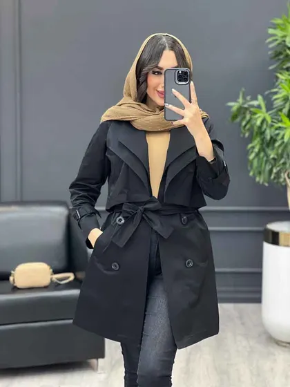 بارانی یقه دوبل