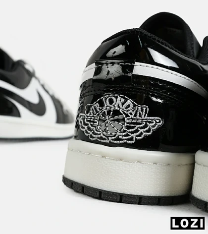 کفش کتانی مردانه سفید مشکی نایک NIKE jordan 1