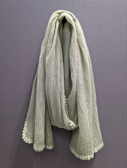 شال کاریان نخی دانتل انگوری 20270