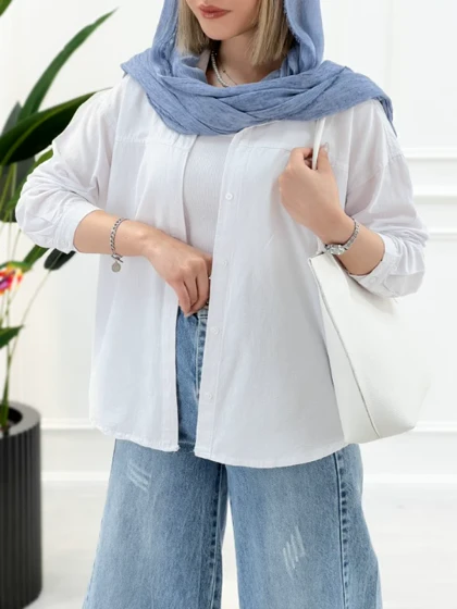 شومیز زنانه جلو دکمه آیدا